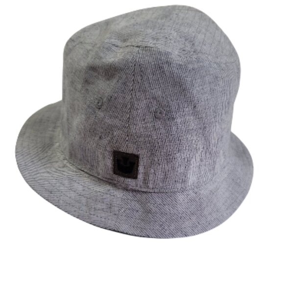 Goorin Bros Plaid Fedora Hat Linen Cotton Sz M - Picture 3 of 10